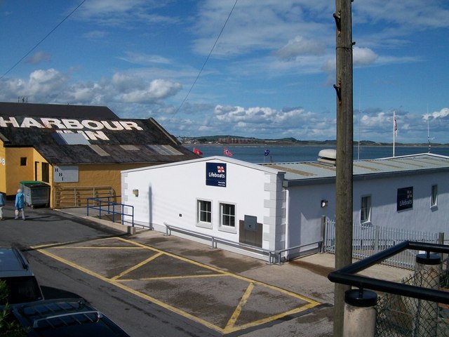 Newcastle's Lifeboat Station and the Harbour Inn from the South Promenade