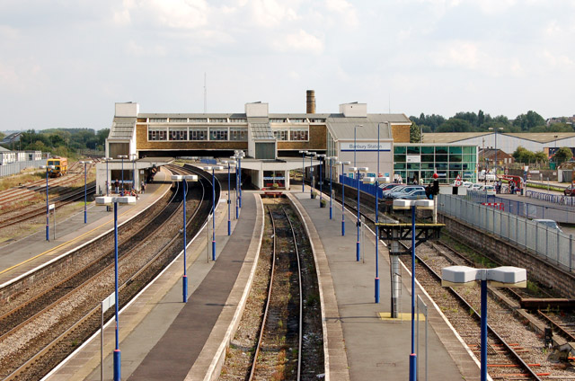 Banbury railway station from Bridge... © Andy F cc-by-sa/2.0 ...