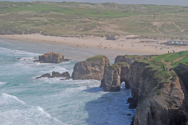 Droskyn Point, Chapel Rock And Perran... © Gary Rogers Cc-by-sa/2.0 ...