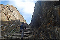 Steps at Droskyn Point