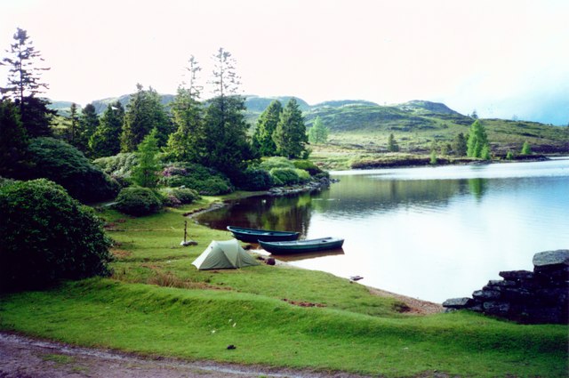 Camping At Loch Ordie