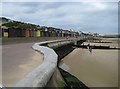 Walton-on-the-Naze: Sea defence wall north of Burnt House Breakwater