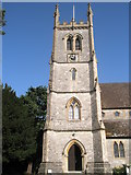SU5613 : Church tower at St John's, Shedfield by Basher Eyre