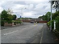 Mini-roundabout at Auchinloch Road