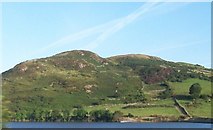 J3034 : View across Lough Island Reavy Reservoir towards the Lackan Road by Eric Jones