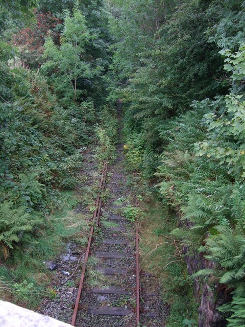 Disused Railway Line At Llan Ffestiniog © Richard Hoare Cc By Sa20