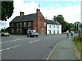 Looking away from the castle along the road out of Whittington