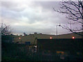 View through the trees into the Britvic Factory