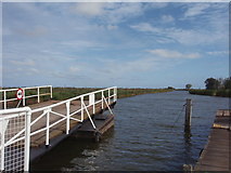 TG4419 : Chain Ferry, River Thurne by Ajay Tegala