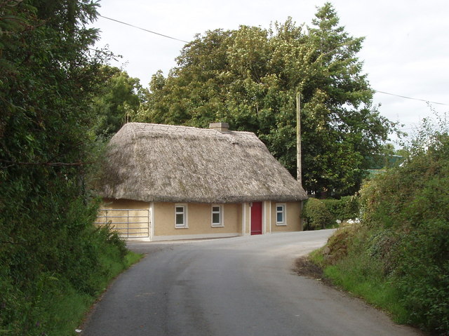 Thatched cottage near Aglish