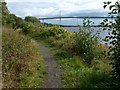 NS4573 : Footpath above the shore by Lairich Rig