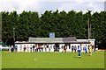 The clubhouse at Old Woodstock Town football ground