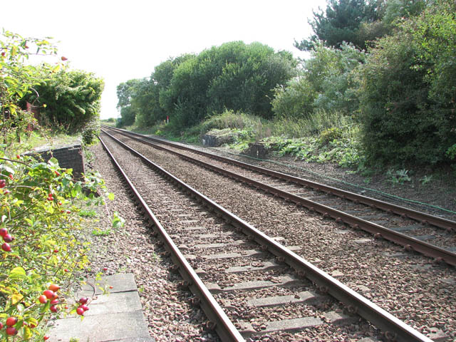 View from the end of the platform