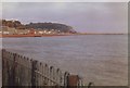 East Hill, Hastings seen from the end of the pier.