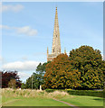 Braunston church spire from the southwest