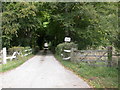 Damerham, farm entrance