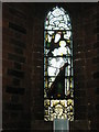 Stained glass window on the south wall at St Peter