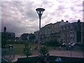 A square in Cliftonville near the sea