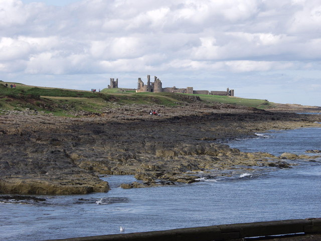 Dunstanburgh Castle from Craster Harbour © Ian Cardinal :: Geograph ...