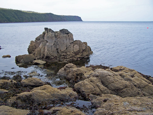 Remains of a sea stack