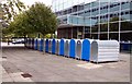 Lockable cycle racks at Milton Keynes Station