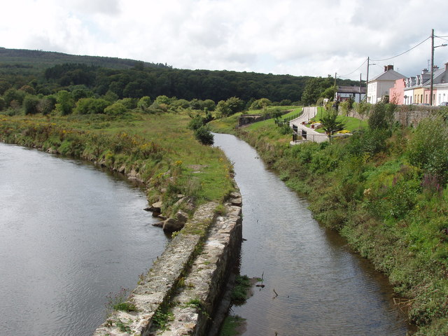 Clodiagh River and mill stream at Portlaw