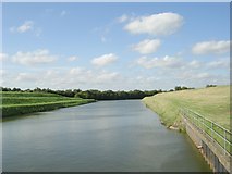 TF3639 : Hobhole Drain - viewed from Hobhole Pumping Station by Betty Longbottom