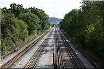 TQ1289 : The Metropolitan Line by Martin Addison