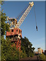 Dockside crane, Bute East Dock