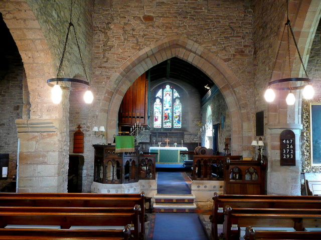 St. Mary's church, Linton - interior