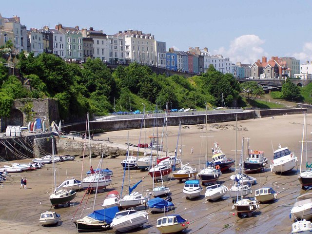 The Norton, Tenby, from the harbour.