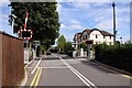 Level crossing in Wharf Lane