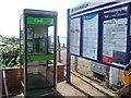 SX9886 : Telephone box, Exton Railway Station by Stacey Harris