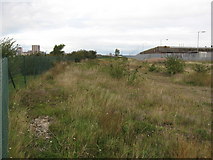 ST1973 : Former railway land, Cardiff Docks by Gareth James