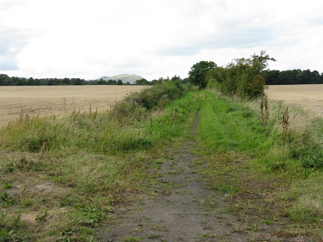 Farm lane, looking back to Dalhousie Chesters