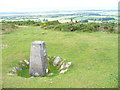 Trig Point on Cefn Bryn