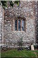 TG3302 : St Peter, Carleton St Peter, Norfolk - Window by John Salmon
