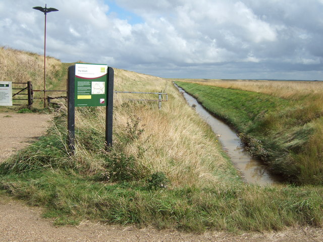 Entrance to The Wash nature reserve © Richard Humphrey :: Geograph ...