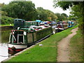 Canal boats at Parbold