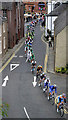 The 2009 Tour of Britain Cycle Race in Melrose