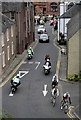 The 2009 Tour of Britain Cycle Race in Melrose