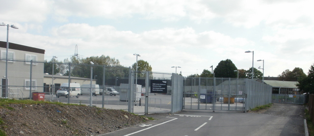 Network Rail depot, Maesglas © Jaggery :: Geograph Britain and Ireland