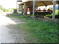 Machinery and trailer at Ends Place Farm