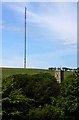 Church and radio mast in Princetown