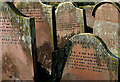 Gravestones in Brydekirk Parish Churchyard