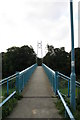 Footbridge over the river Stour at Blandford Forum