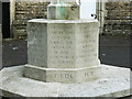 Inscription, war memorial, Radnor Street cemetery, Swindon