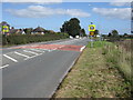 Entering Saltney at 30mph