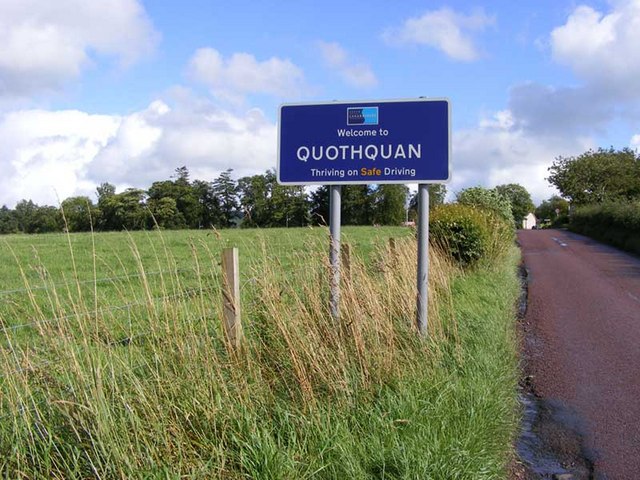 Approach to Quothquan village