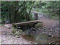 Footbridge on Nant Dwfn